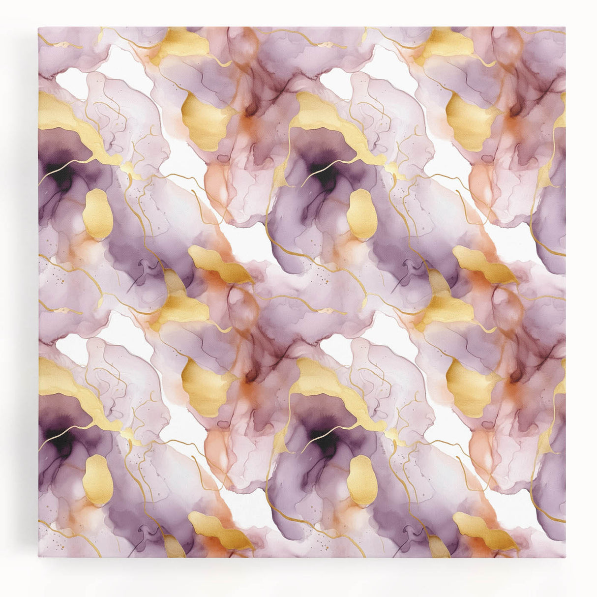 Abstract wall art canvas print featuring bold, colorful strokes in shades of blue, pink, and gold, designed to enhance modern interiors with a vibrant touch.