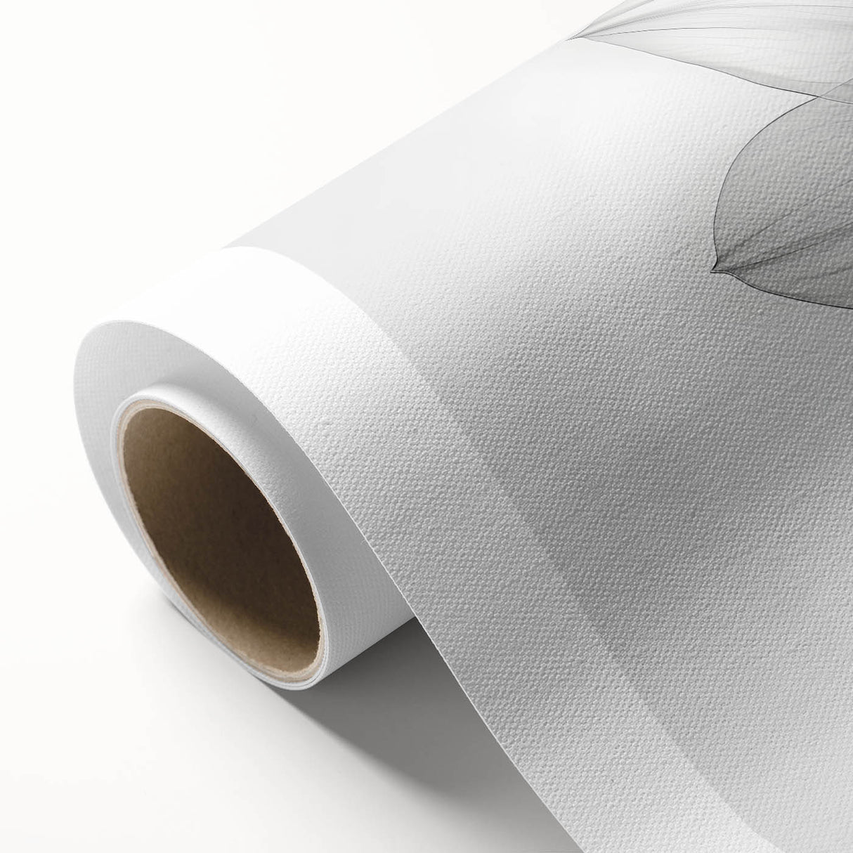 Vibrant rolled canvas showcasing a botanical daffodil design, perfect for home decor. This artwork features intricate floral details and a bright color palette, ideal for adding a touch of nature to any space.