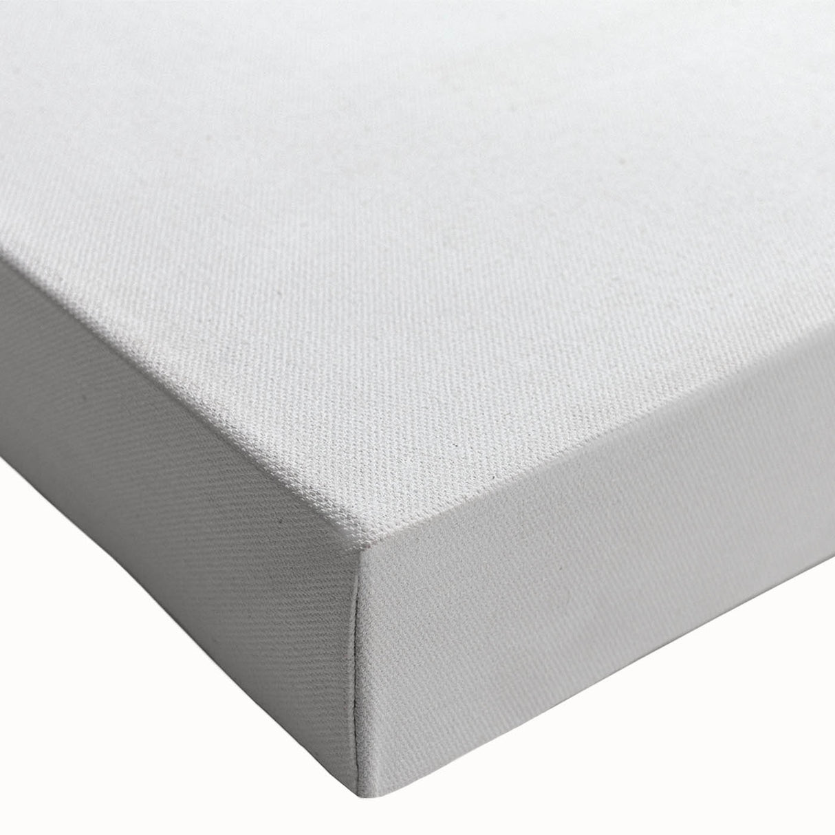 Close-up of a vibrant daffodil wall art design on stretched canvas, showcasing intricate botanical details and vivid yellow hues, perfect for home decor.