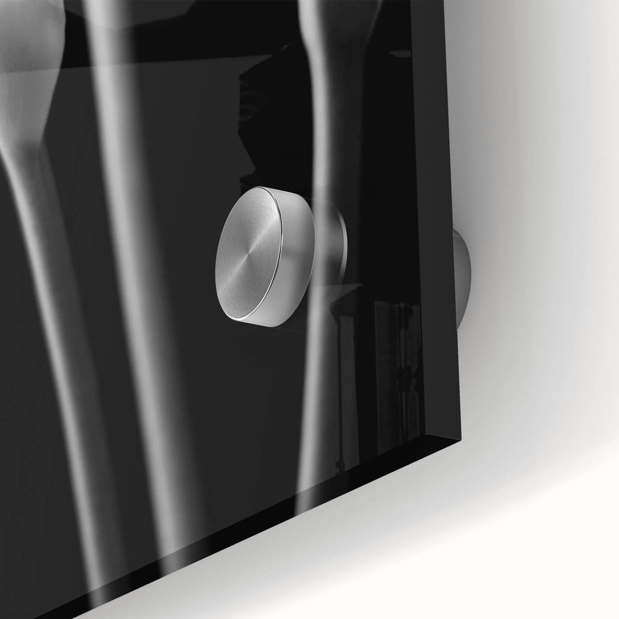 Close-up of a botanical lily wall art design, showcasing vibrant colors and intricate details on acrylic glass, perfect for home decor and floral enthusiasts.