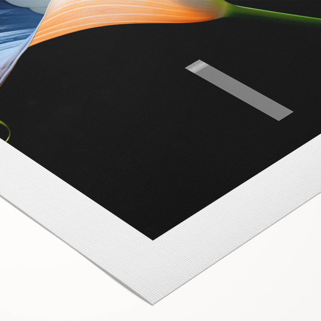 Botanical wall art featuring a vibrant lily design on a rolled canvas, showcasing intricate floral details and rich colors, ideal for home decor enthusiasts.