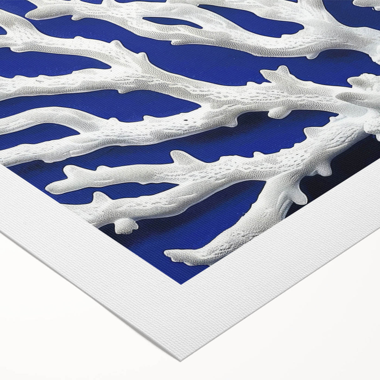 Botanical marine plants wall art on rolled canvas showcasing vibrant colors and intricate details, perfect for home decor enthusiasts seeking nature-inspired designs.