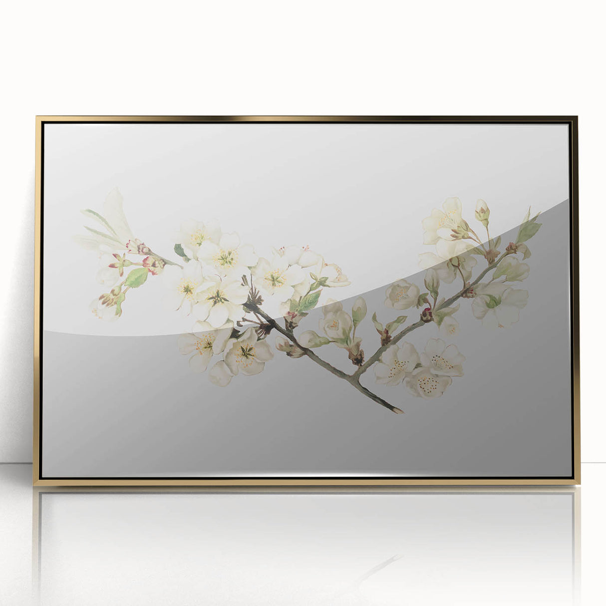 Delicate Cherry Blossom Art Prints: Elegant Floral Wall Art