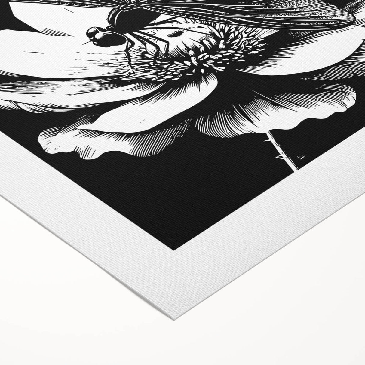 Vibrant dragonfly wall art on rolled canvas, showcasing intricate details and vivid colors, perfect for enhancing nature-themed decor. Ideal for art lovers and collectors.