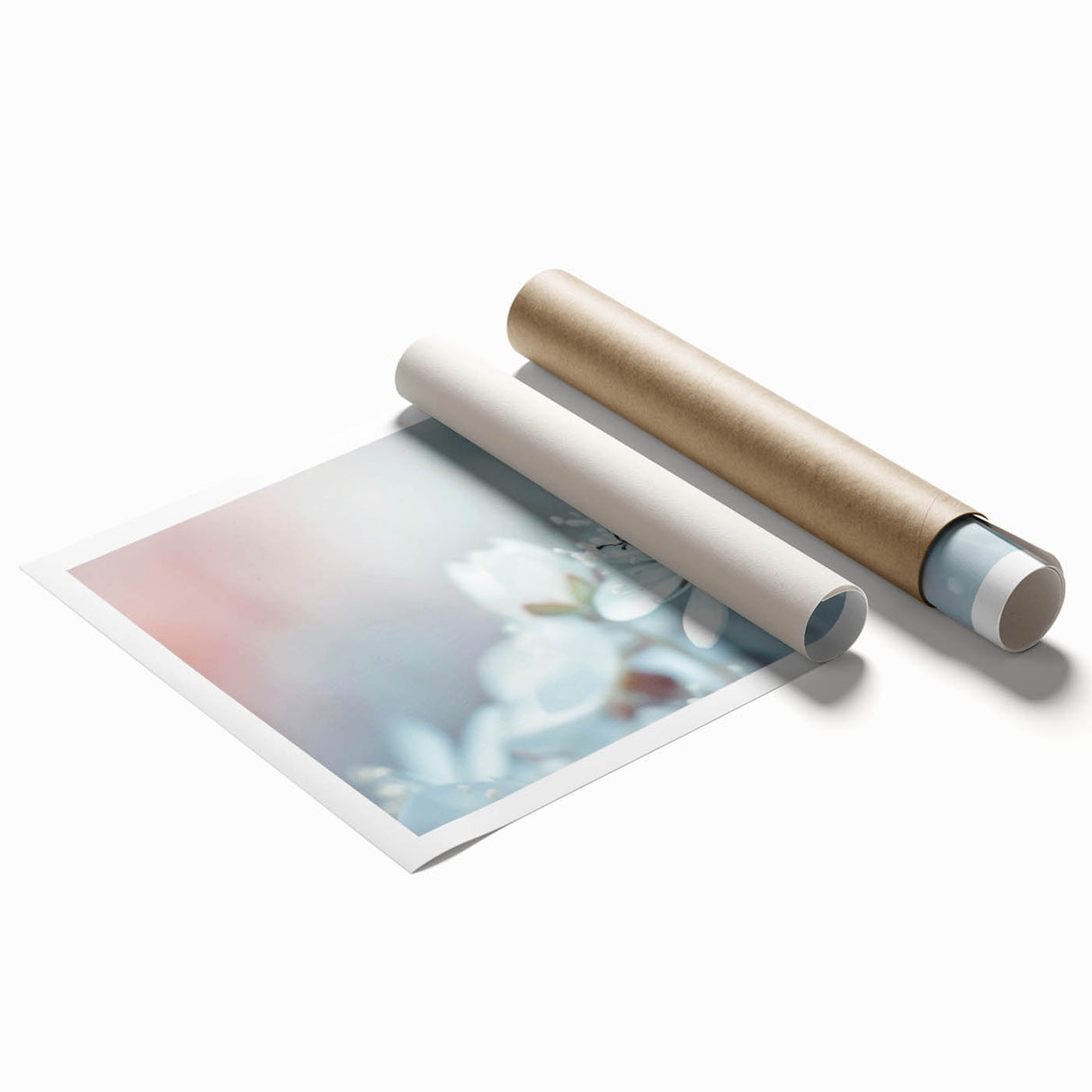 Colorful ladybug-themed wall art print showcasing intricate details and vibrant hues, designed for insect lovers and nature enthusiasts, rolled for easy display.