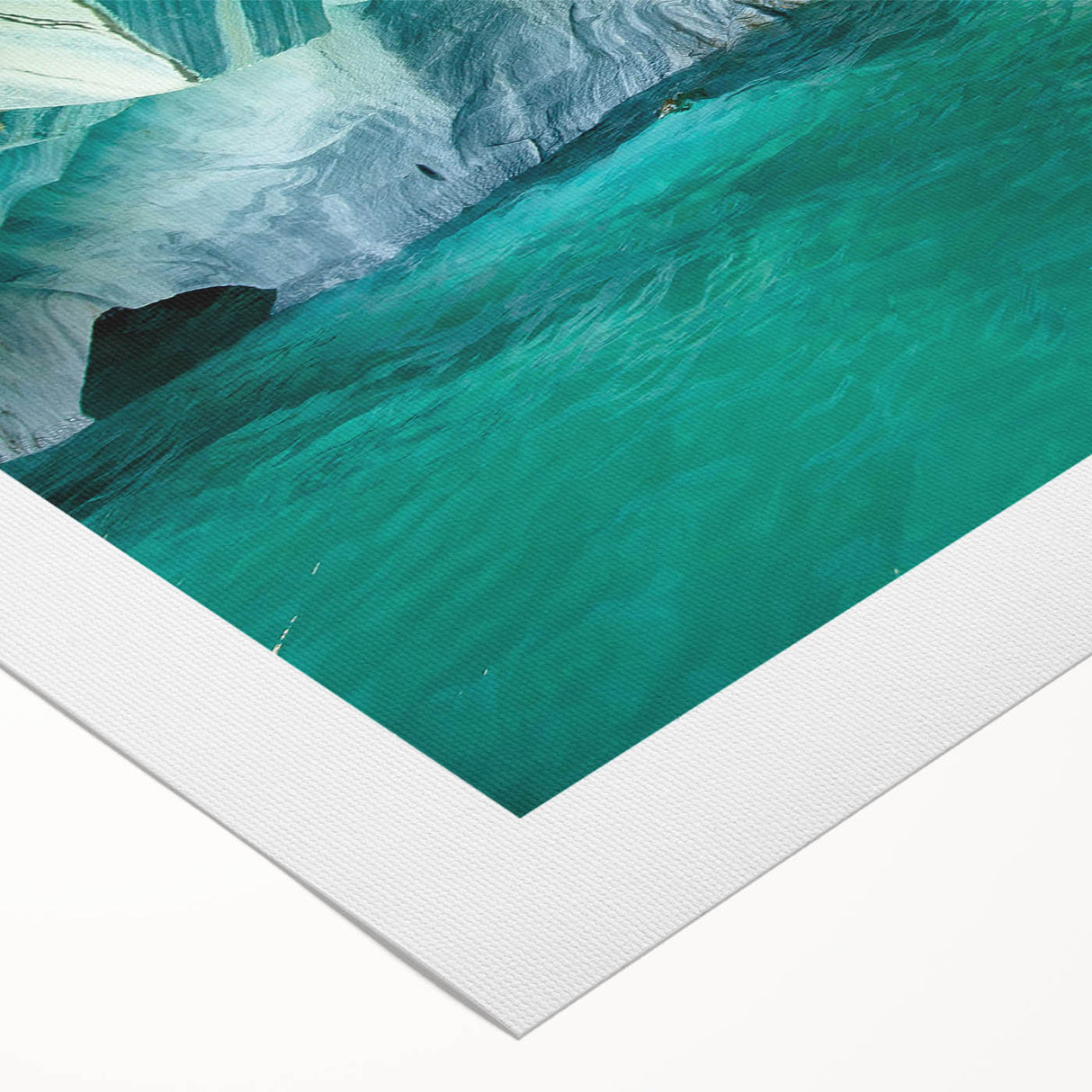 Stunning rolled canvas wall art featuring a vibrant landscape design with intricate cave motifs, showcasing earthy tones and detailed textures, ideal for modern decor.