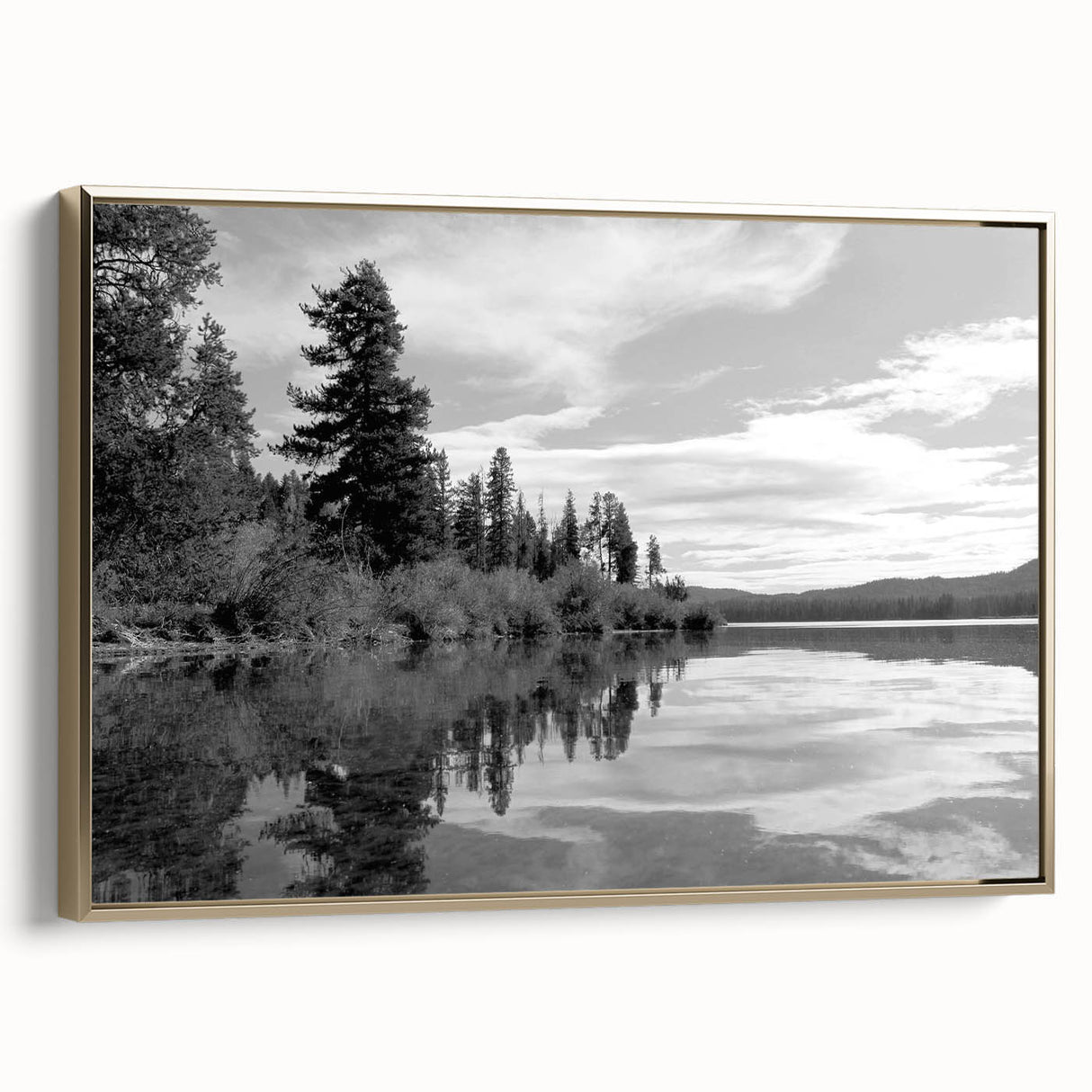 Framed canvas art showcasing a serene countryside landscape, featuring lush green fields and golden hues, ideal for home decor and enhancing living spaces.
