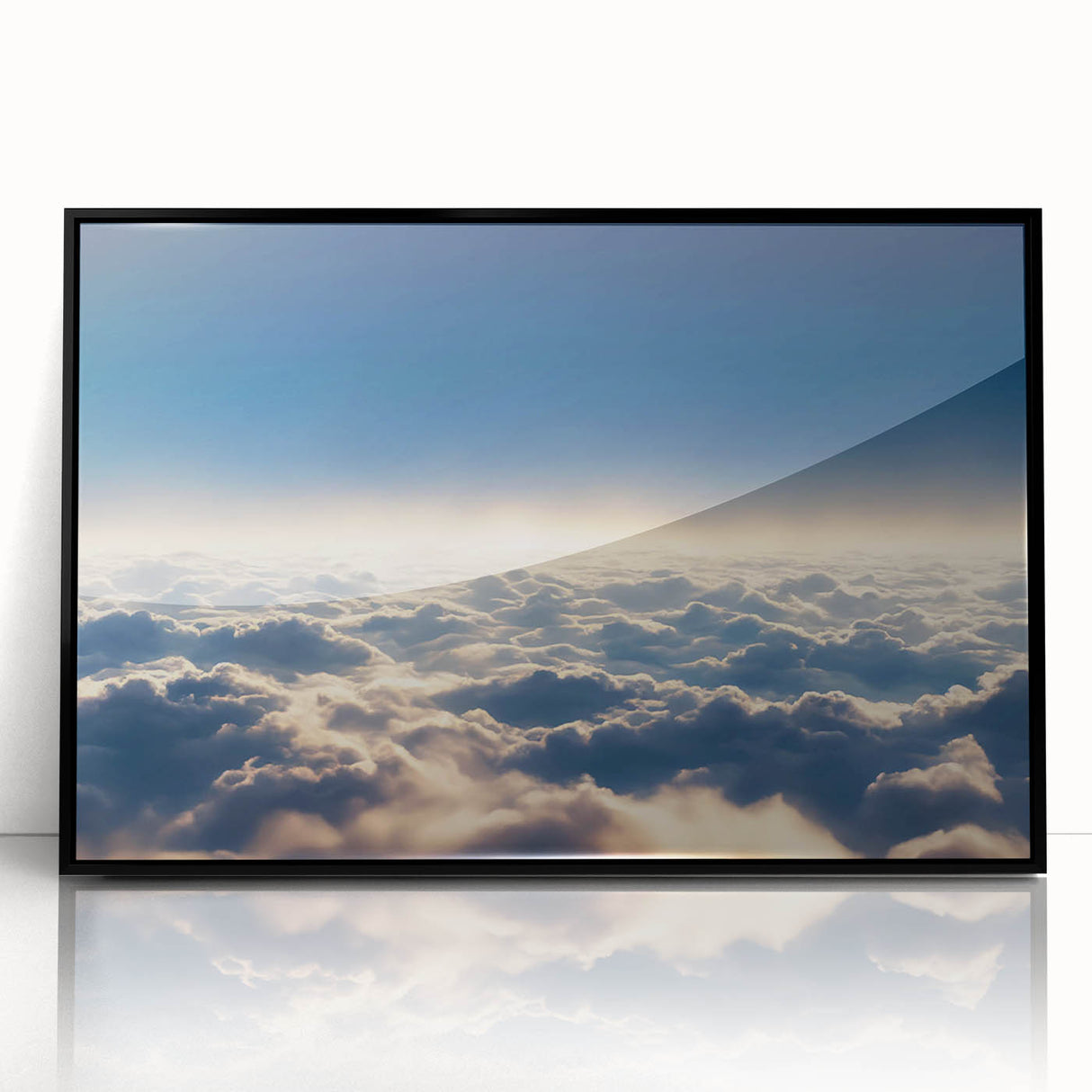 Framed acrylic wall art from the Landscapes Skyscapes Design collection, showcasing vibrant colors and modern aesthetic, perfect for enhancing home decor.