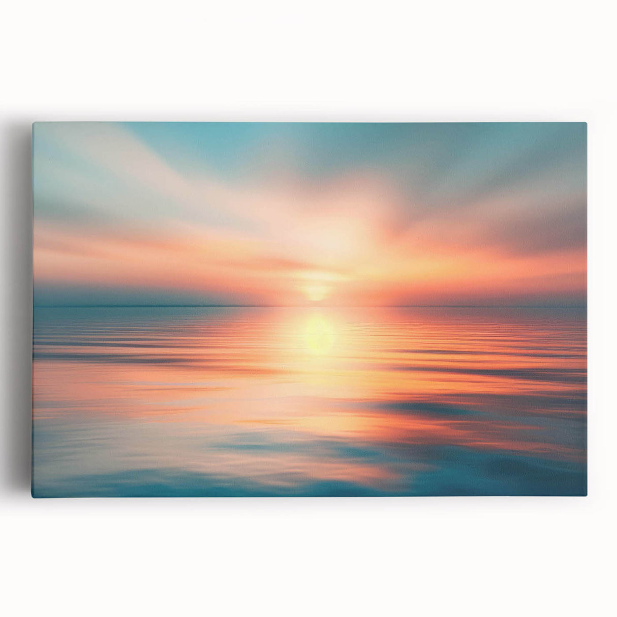 Stretched canvas wall art showcasing a vibrant landscape with dramatic skyscapes, perfect for enhancing home decor. Features rich colors and intricate details, ideal for nature lovers.