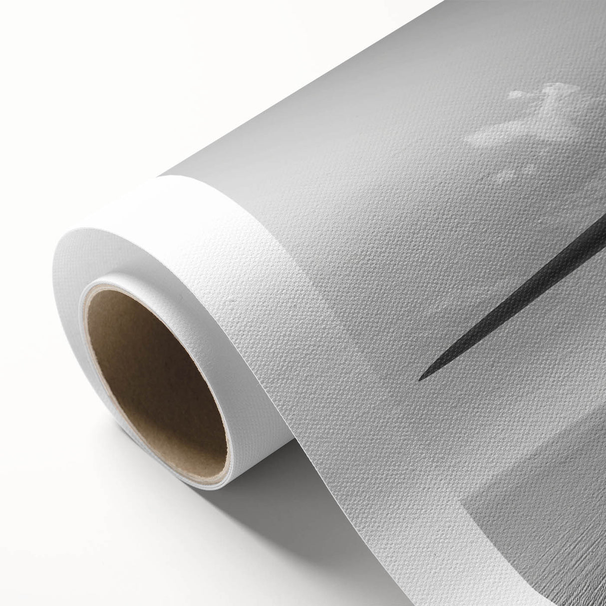 Rolled canvas artwork showcasing a vibrant landscape with windmills, featuring rich colors and intricate details, perfect for home decor or artistic display.