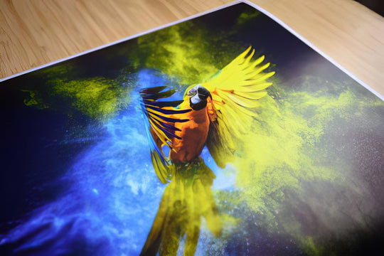 Satin photo paper print