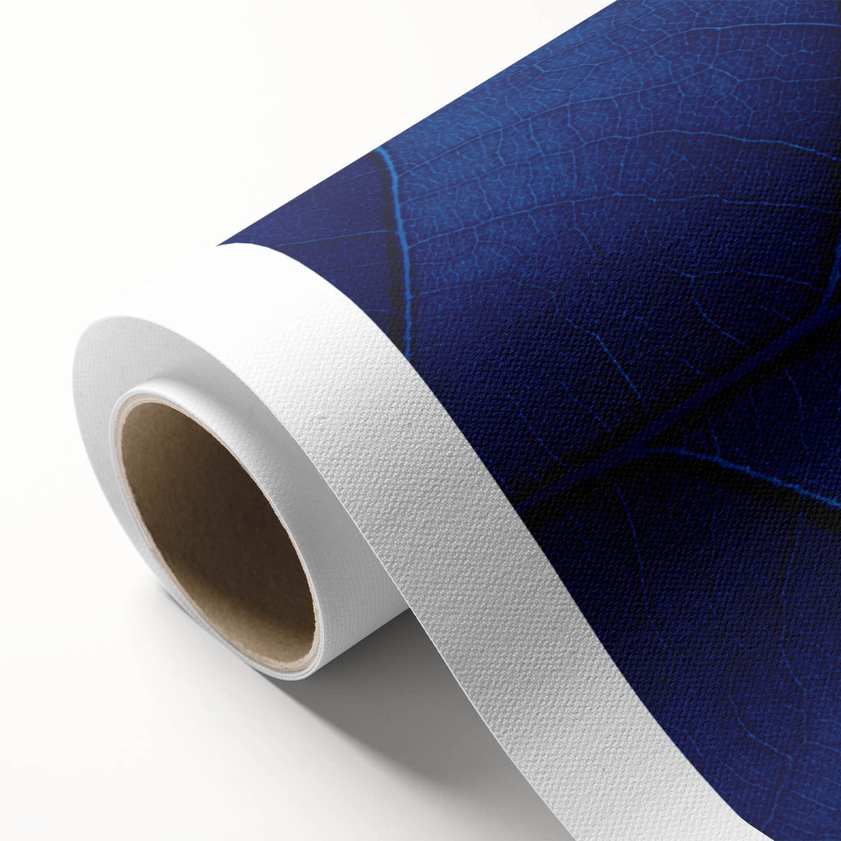 Art deco floral design in pastel shades on rolled canvas, ideal for nursery wall art.