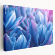 Large canvas print of vibrant floral close-ups, ideal for kitchen wall art.