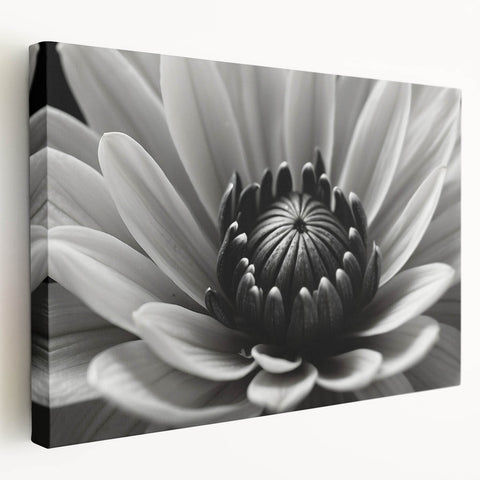 Close-up floral design in soft pastel shades on stretched canvas, ideal for kitchen wall art.