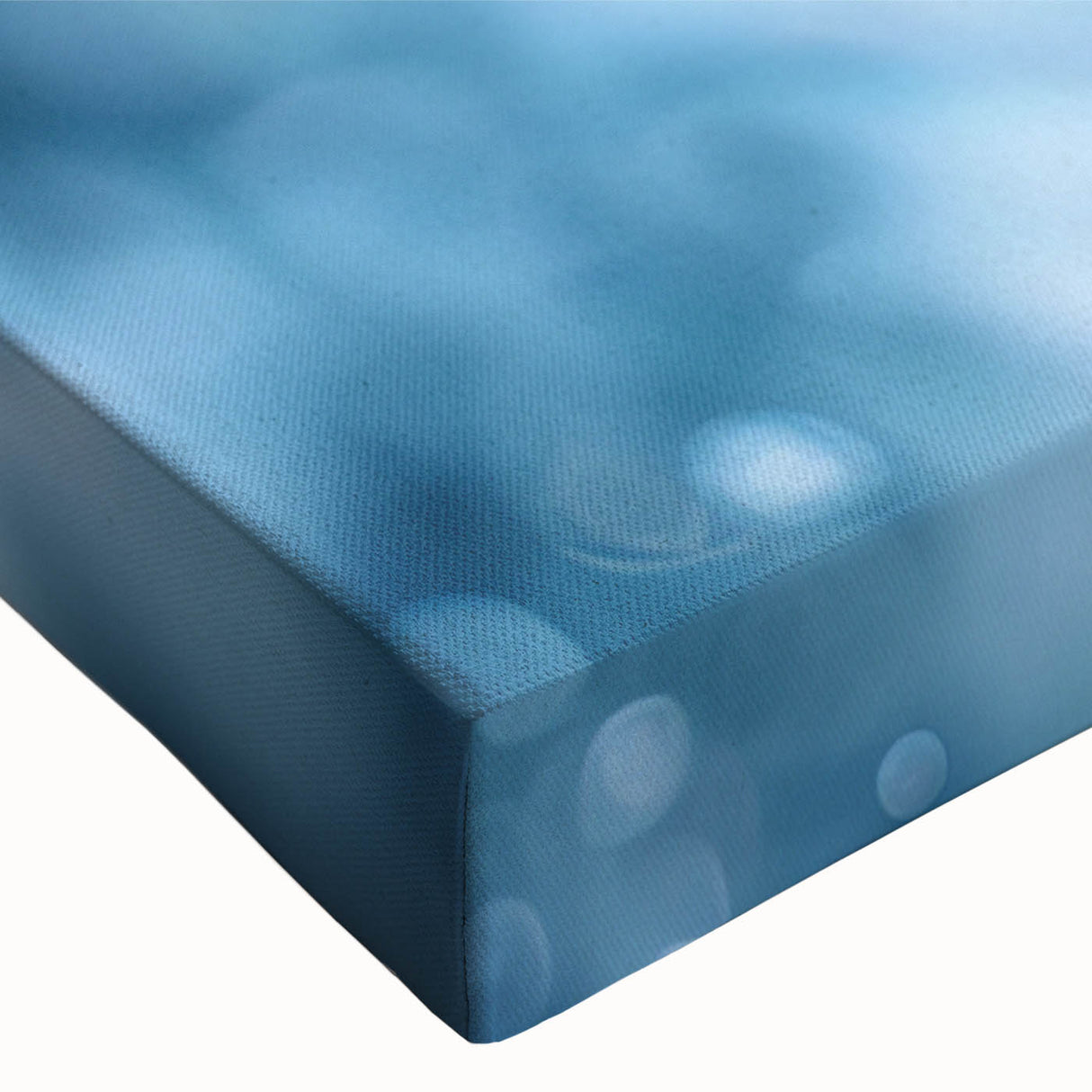 Black and white landscape painting on stretched canvas depicting a frost design, ideal for bedroom wall art.