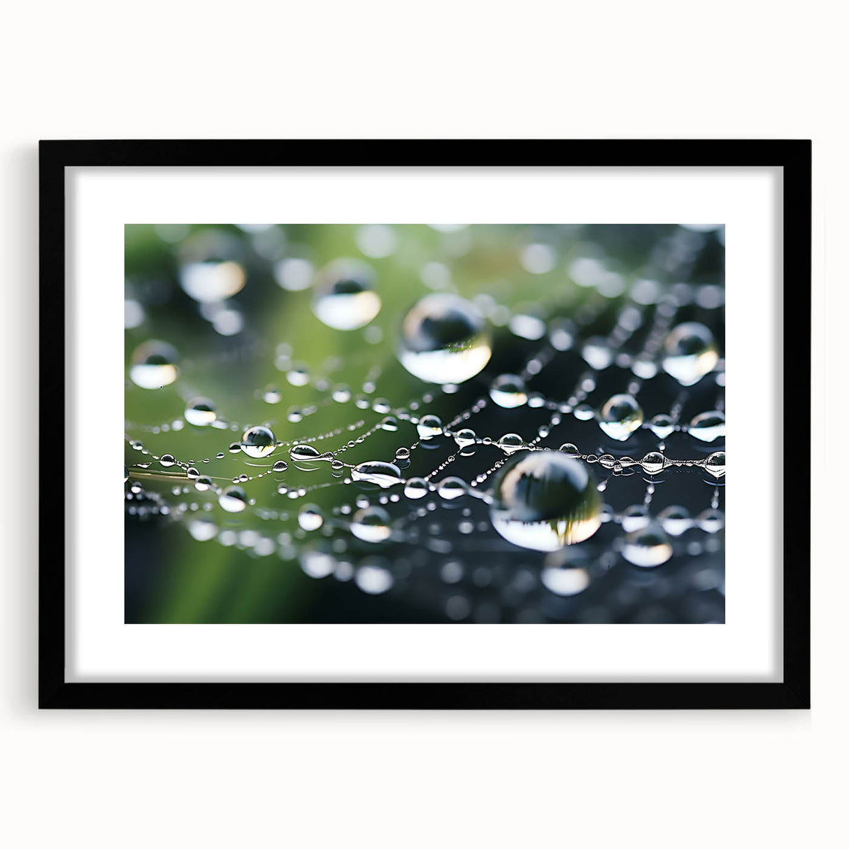 Abstract art print featuring textured, colorful swirls on a large black framed canvas, ideal for living room decor.