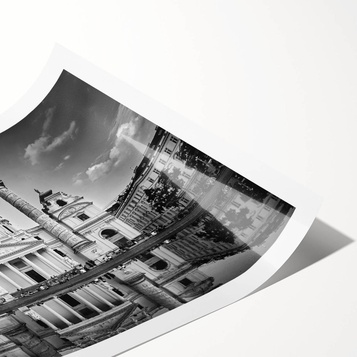 Extra large wall art featuring line art flowers in black on white, ideal for large living room decor.