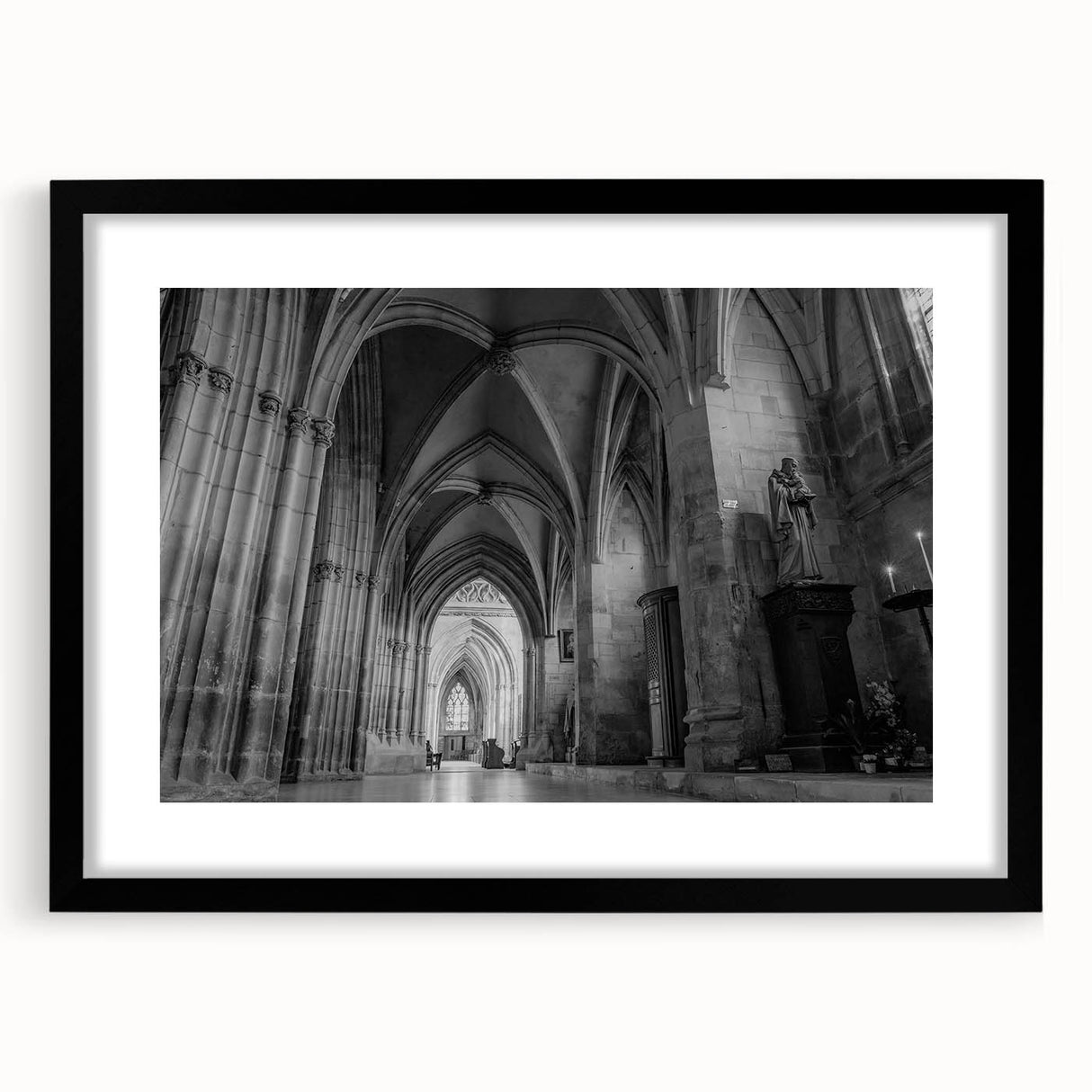 Extra large abstract art print featuring a colorful.