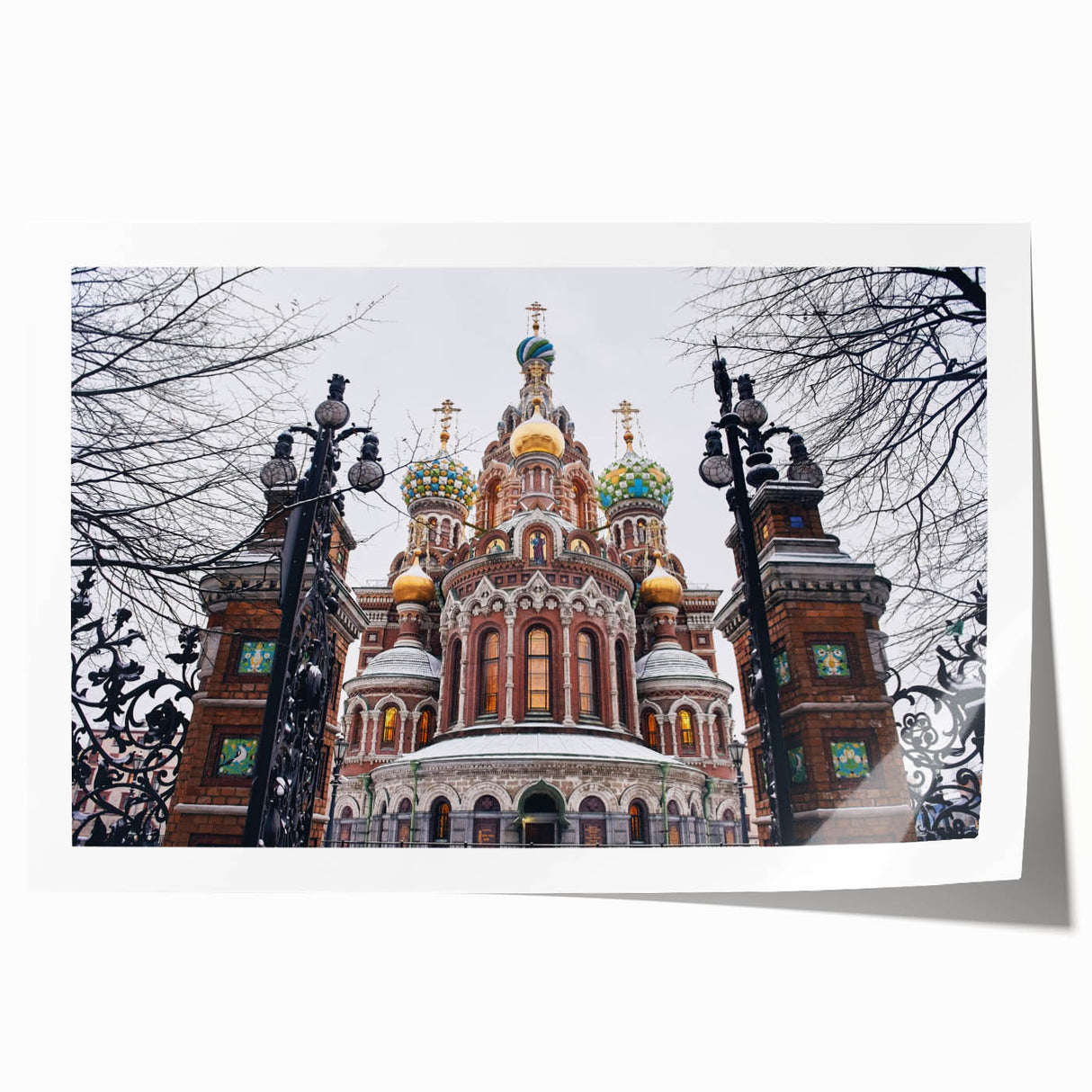 Extra large rolled print featuring a floral art design in soft pastel shades, ideal for dining room or bathroom walls.