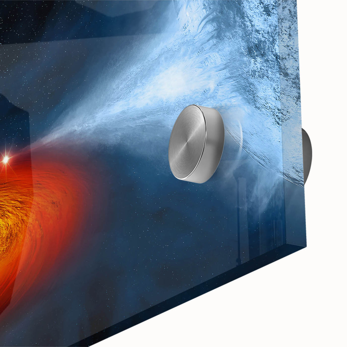 Celestial Black Hole Wall Art | Space-Themed Canvas Print | Cosmic Decor