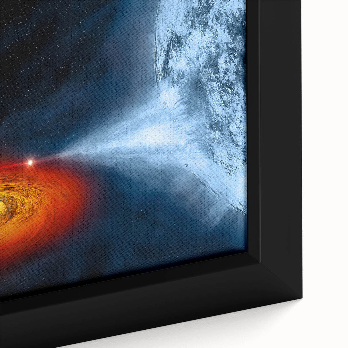 Celestial Black Hole Wall Art | Space-Themed Canvas Print | Cosmic Decor