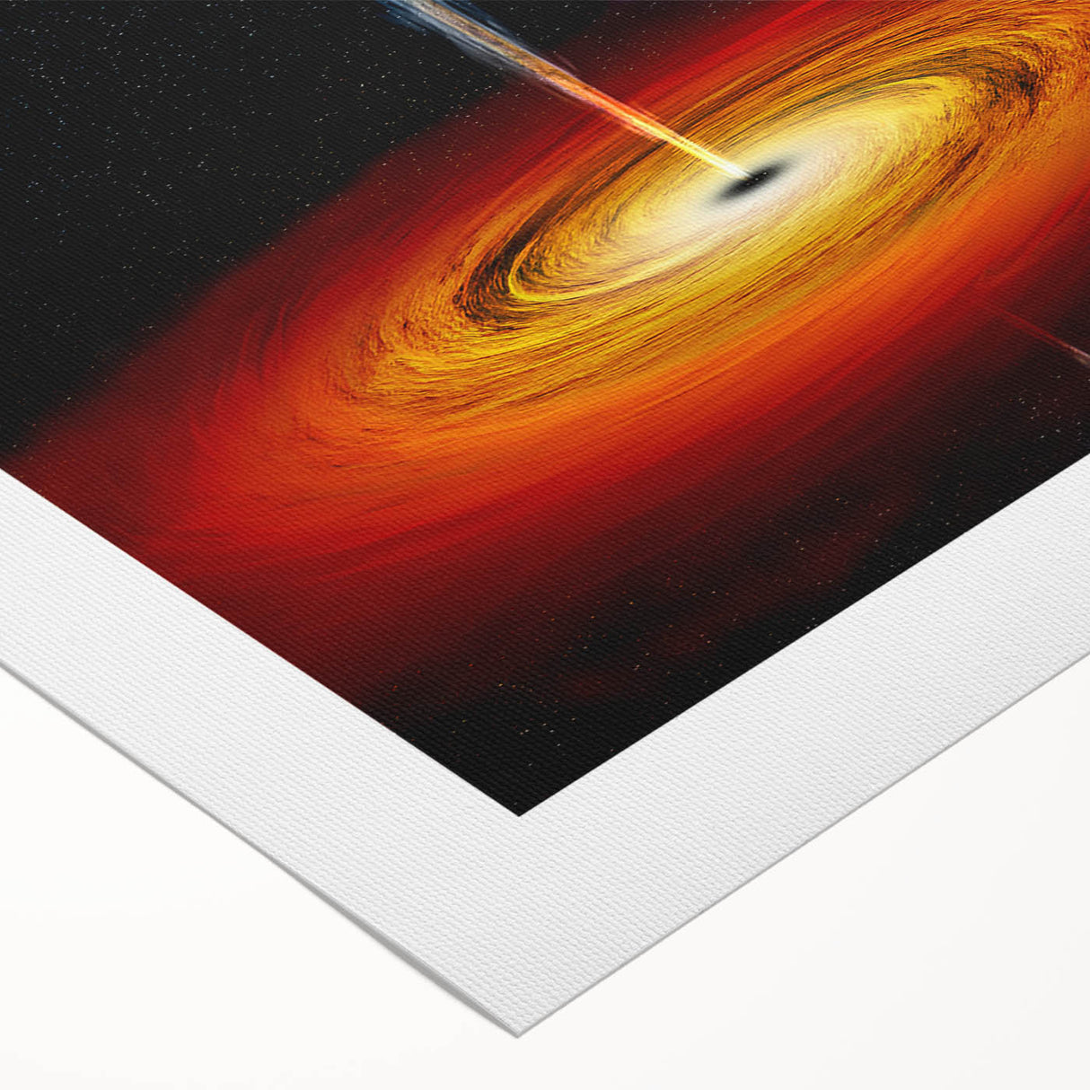 Celestial Black Hole Wall Art | Space-Themed Canvas Print | Cosmic Decor