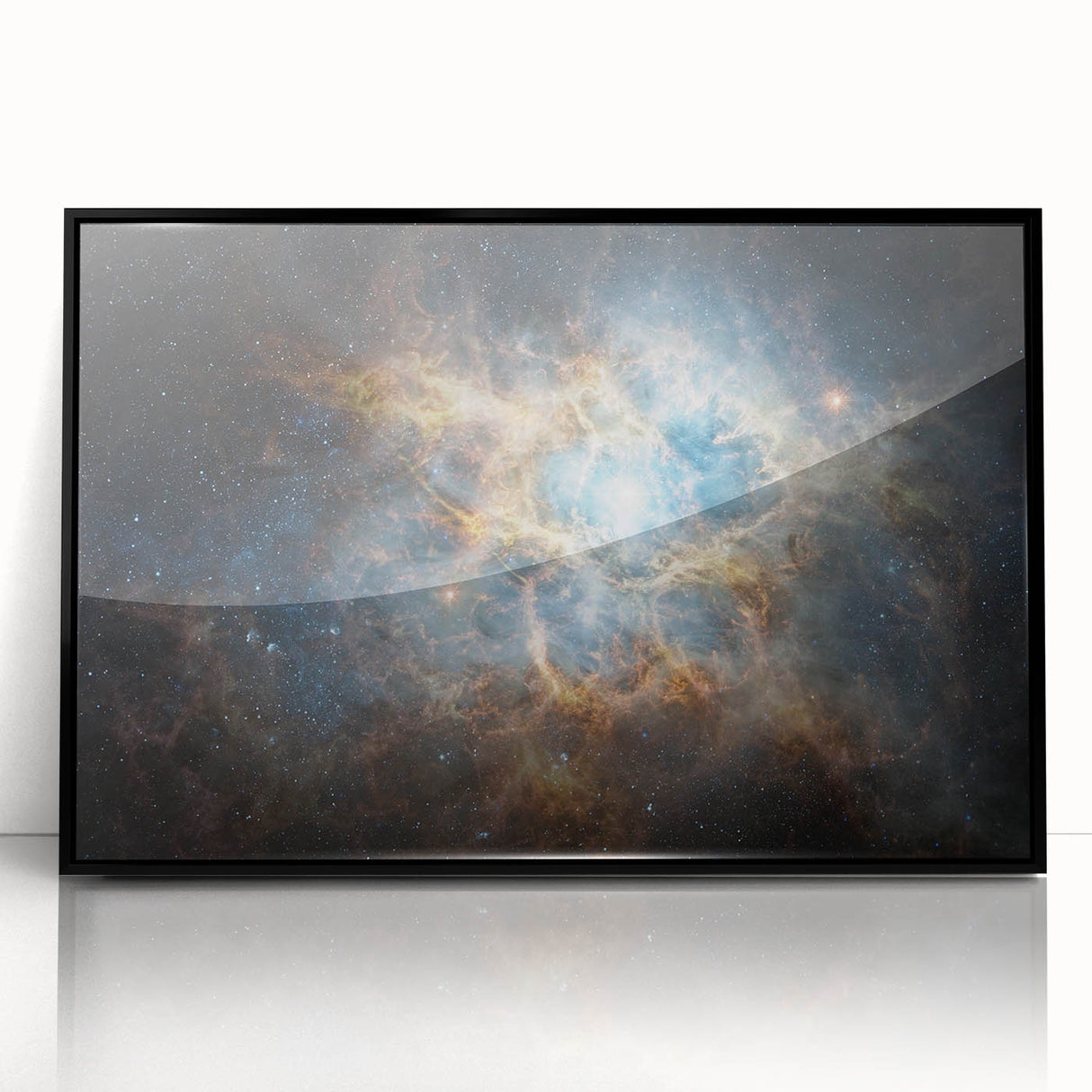 Bright Cosmic Nebula Wall Art | Space Canvas Prints | Deep Space Decor
