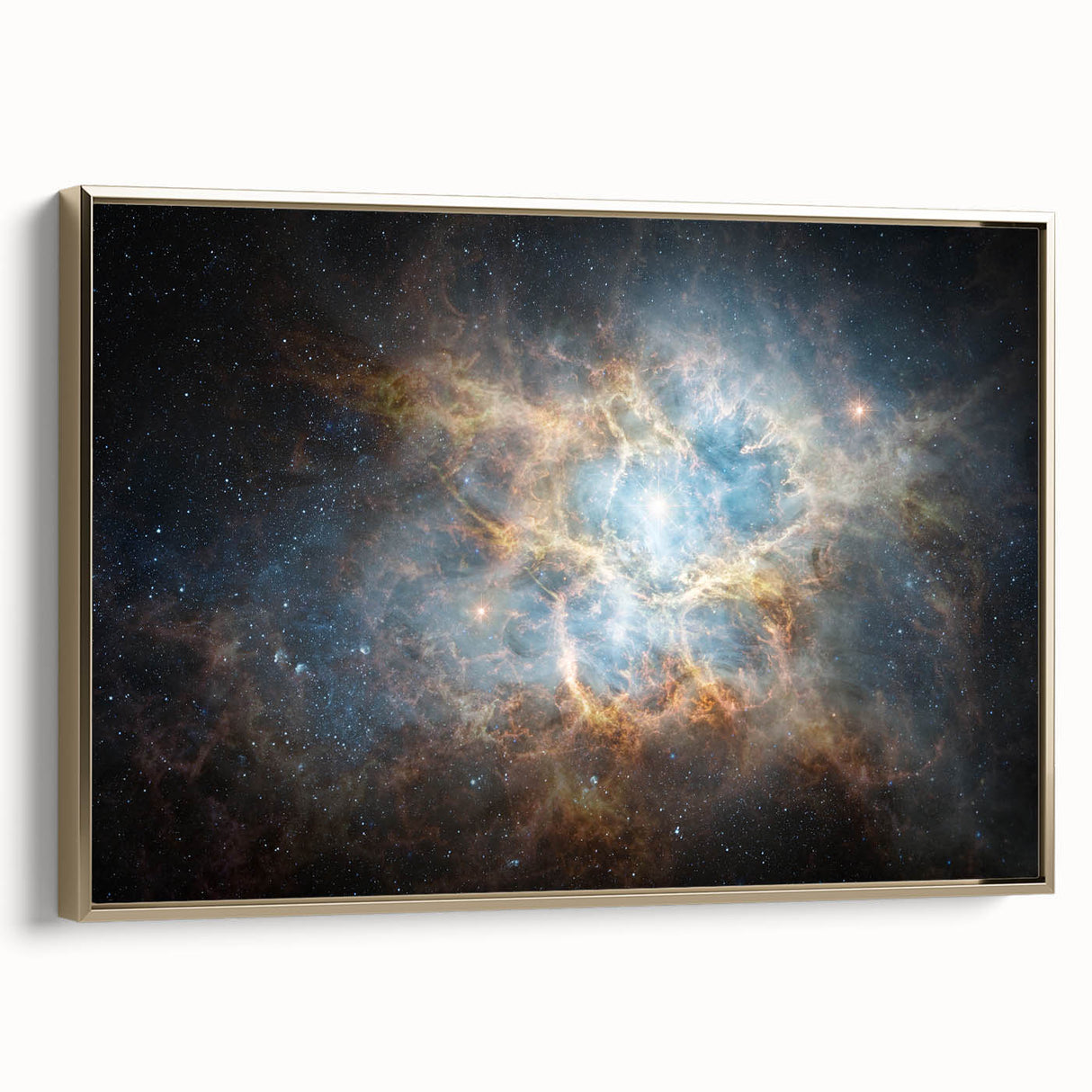 Bright Cosmic Nebula Wall Art | Space Canvas Prints | Deep Space Decor