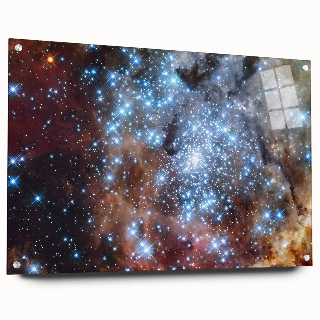 Brilliant Star Cluster Art - Cosmic Starry Night Wall Decor for Homes