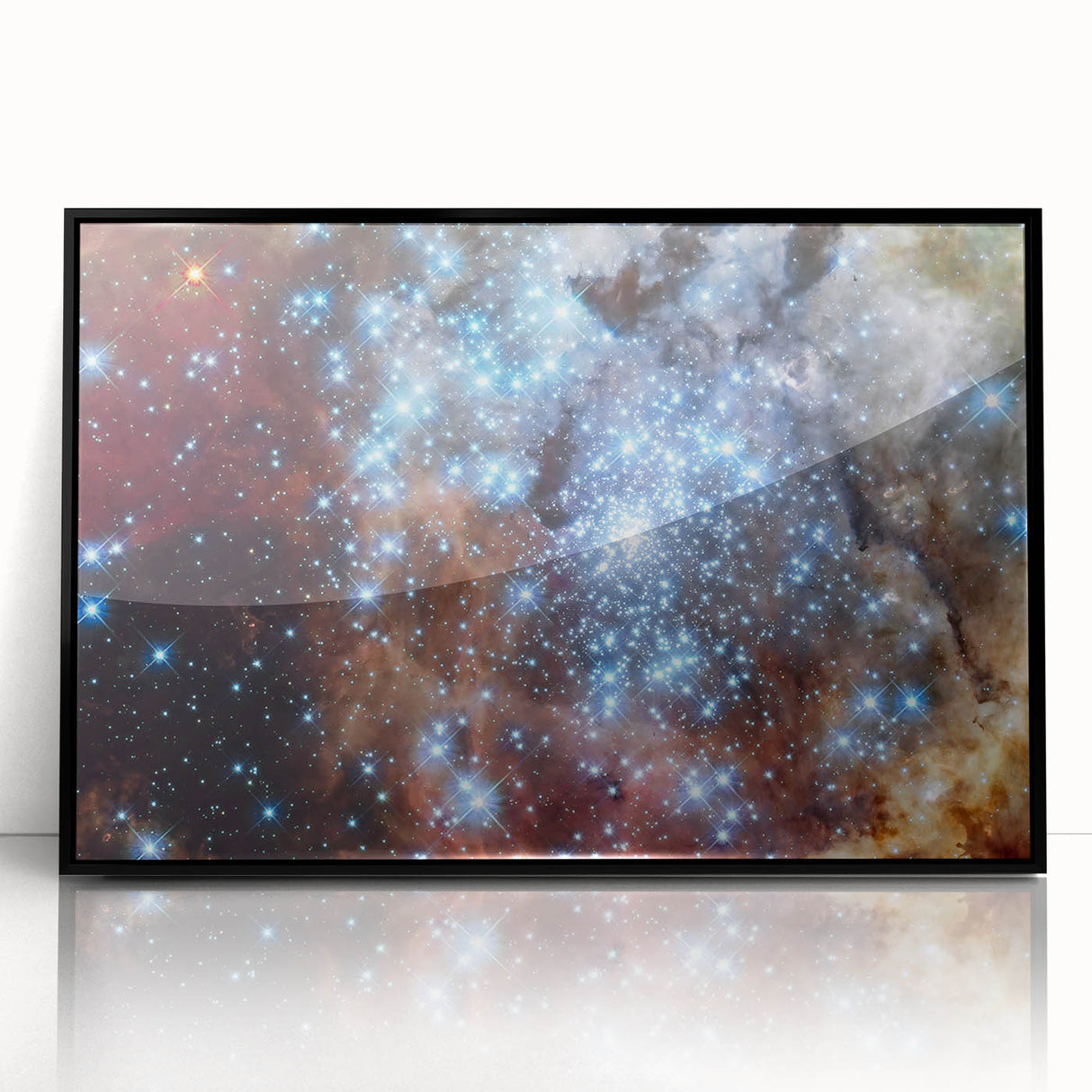 Brilliant Star Cluster Art - Cosmic Starry Night Wall Decor for Homes