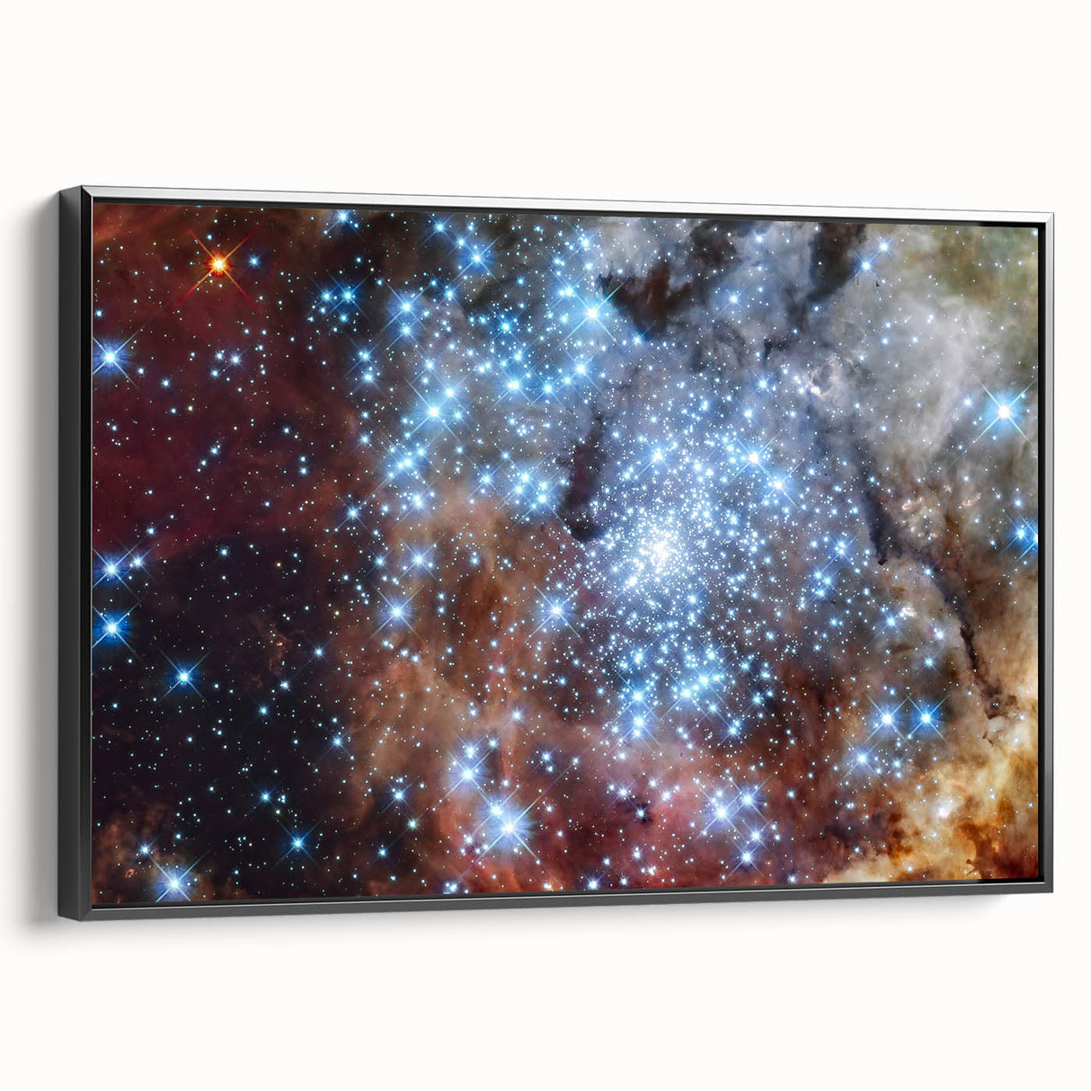 Brilliant Star Cluster Art - Cosmic Starry Night Wall Decor for Homes