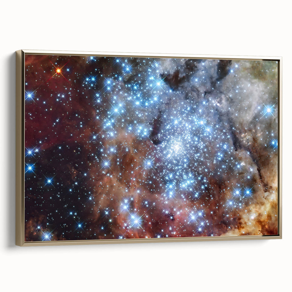 Brilliant Star Cluster Art - Cosmic Starry Night Wall Decor for Homes