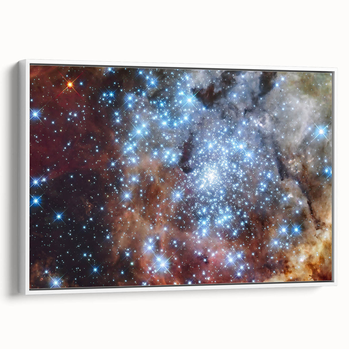 Brilliant Star Cluster Art - Cosmic Starry Night Wall Decor for Homes