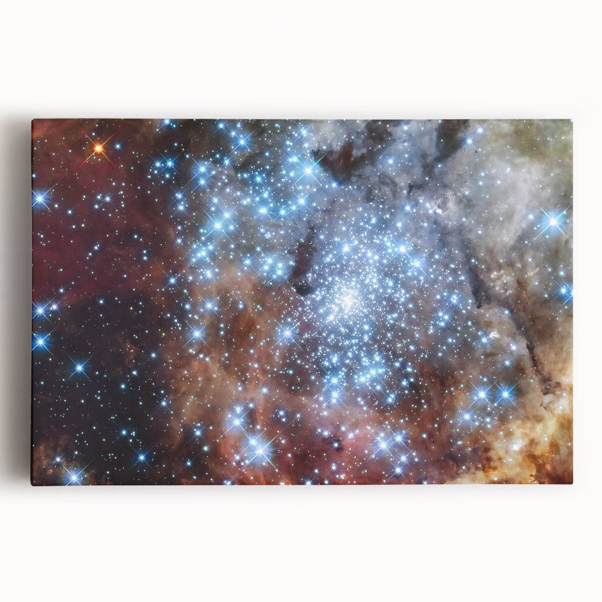 Brilliant Star Cluster Art - Cosmic Starry Night Wall Decor for Homes