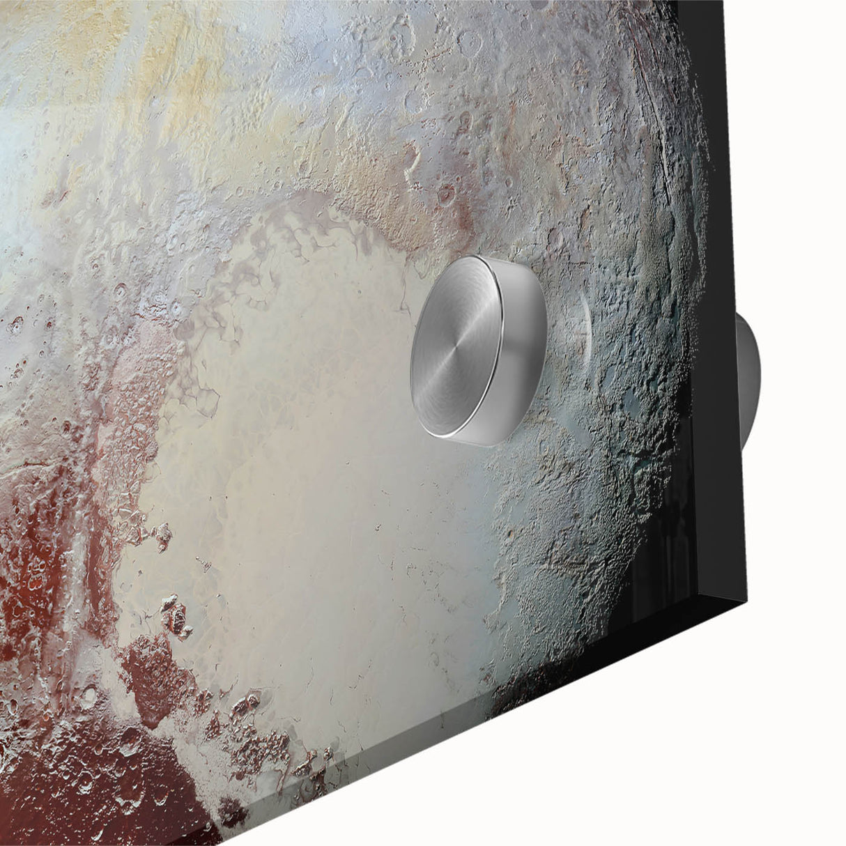 Pluto and Charon Art - Cosmic Planetary Wall Decor for Astronomy Lovers
