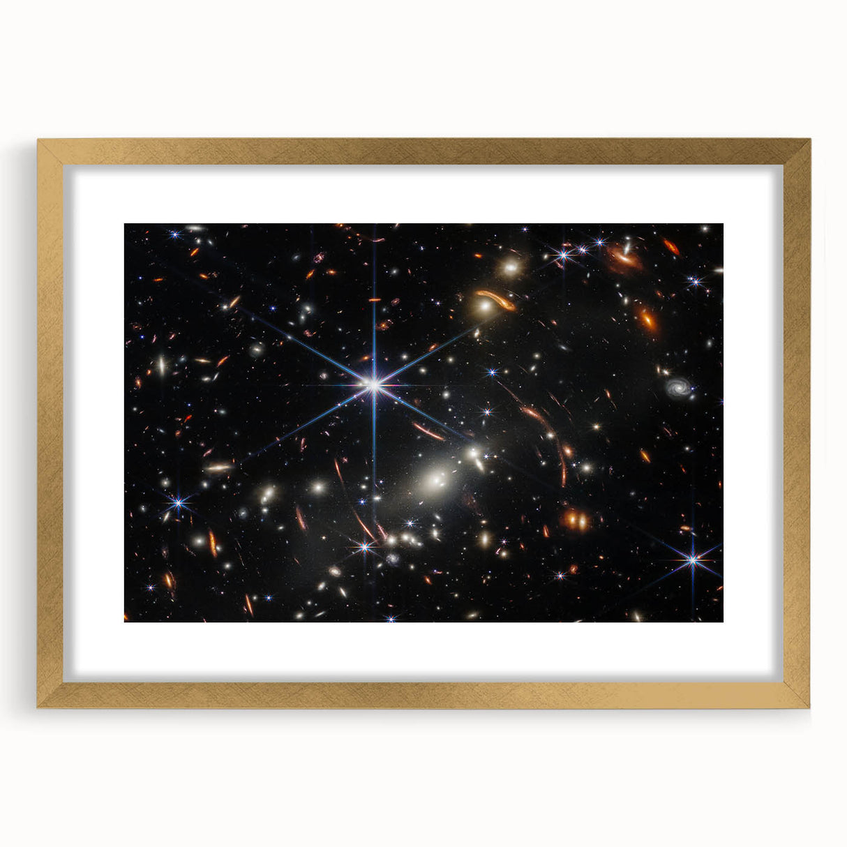 Starry Galaxy Wall Art - Deep Space Galaxy Cluster Astronomy Decor