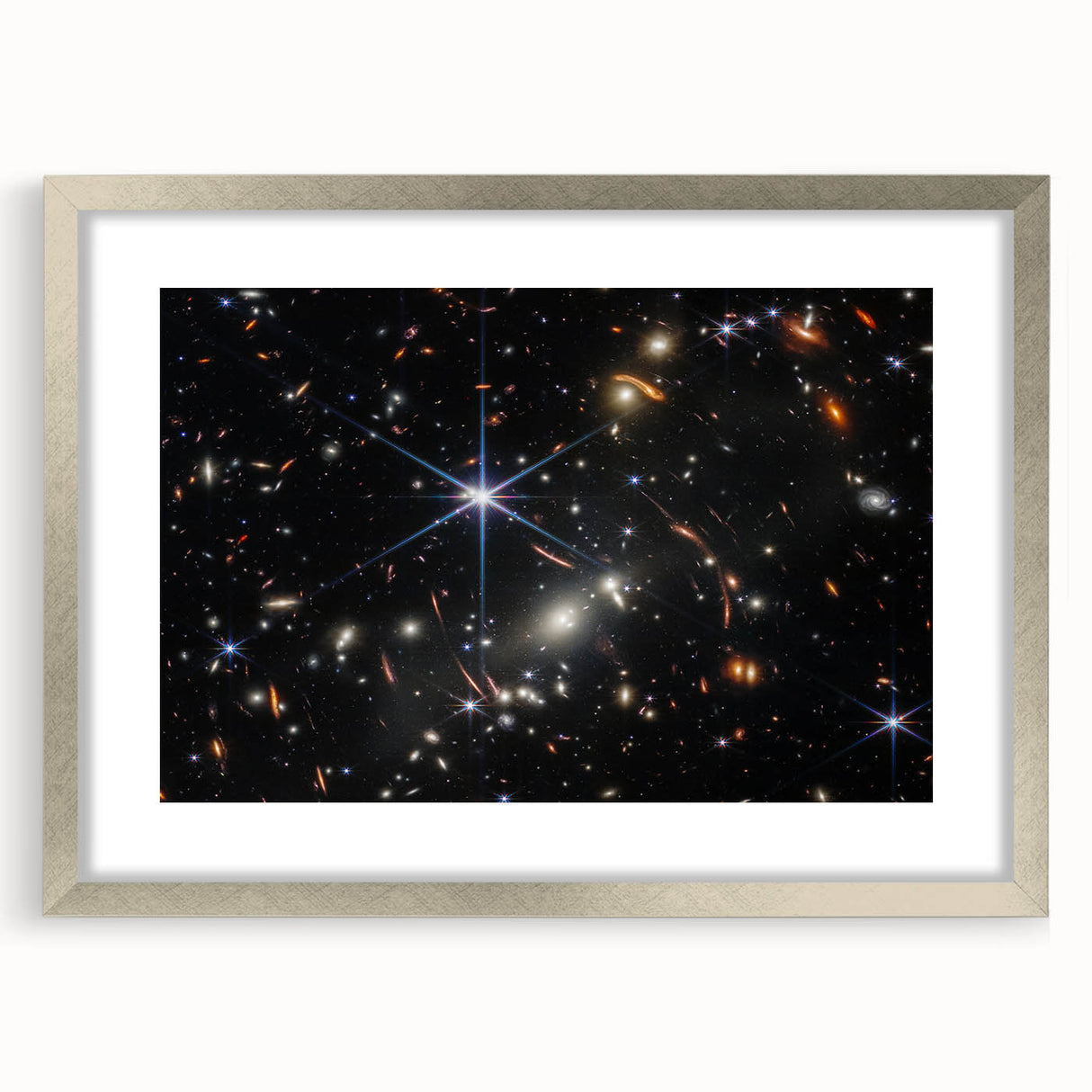 Starry Galaxy Wall Art - Deep Space Galaxy Cluster Astronomy Decor