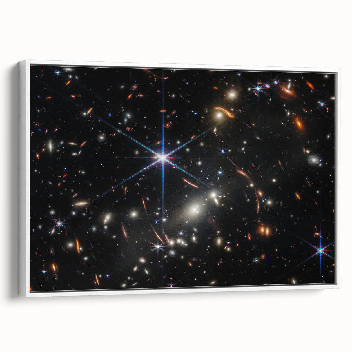 Starry Galaxy Wall Art - Deep Space Galaxy Cluster Astronomy Decor