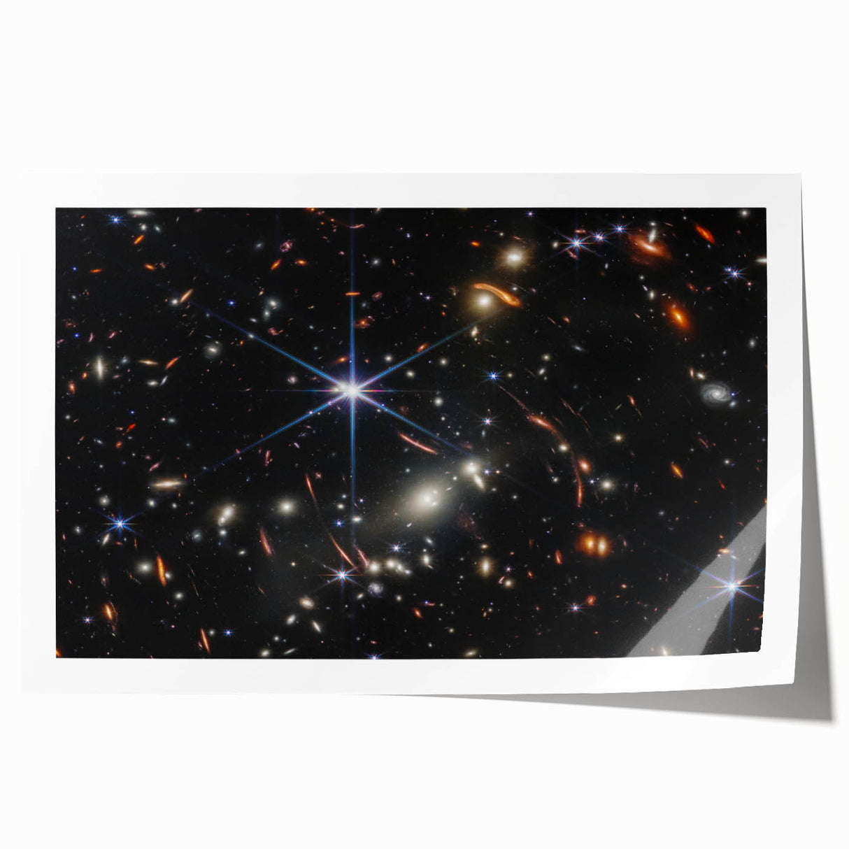 Starry Galaxy Wall Art - Deep Space Galaxy Cluster Astronomy Decor