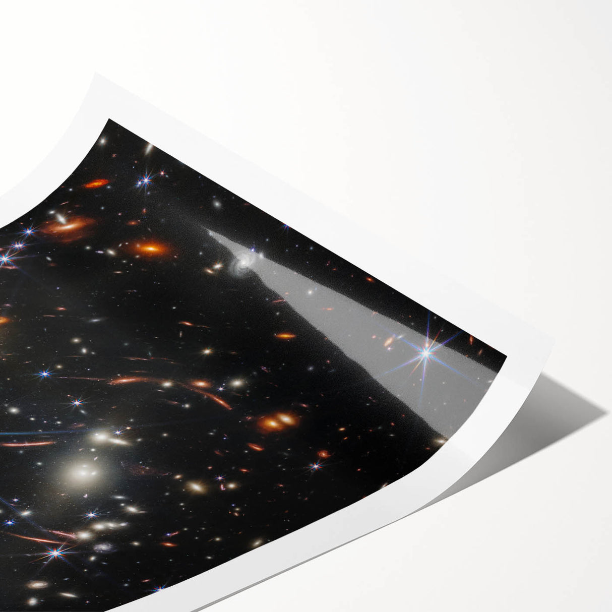 Starry Galaxy Wall Art - Deep Space Galaxy Cluster Astronomy Decor
