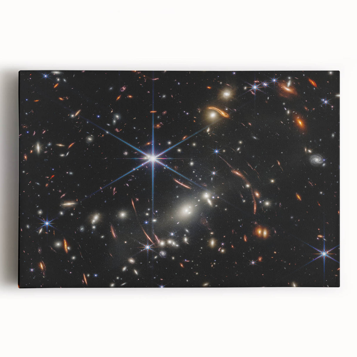 Starry Galaxy Wall Art - Deep Space Galaxy Cluster Astronomy Decor
