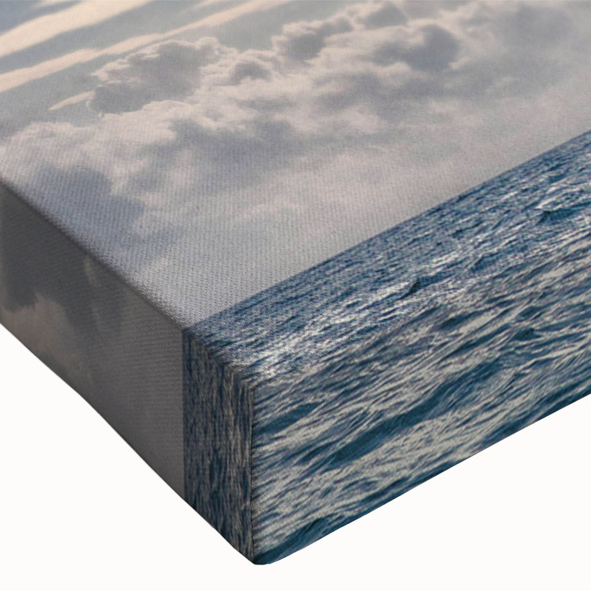 Black and white photo of sailboats on calm water, printed on large stretched canvas, suitable for bedroom wall decor.