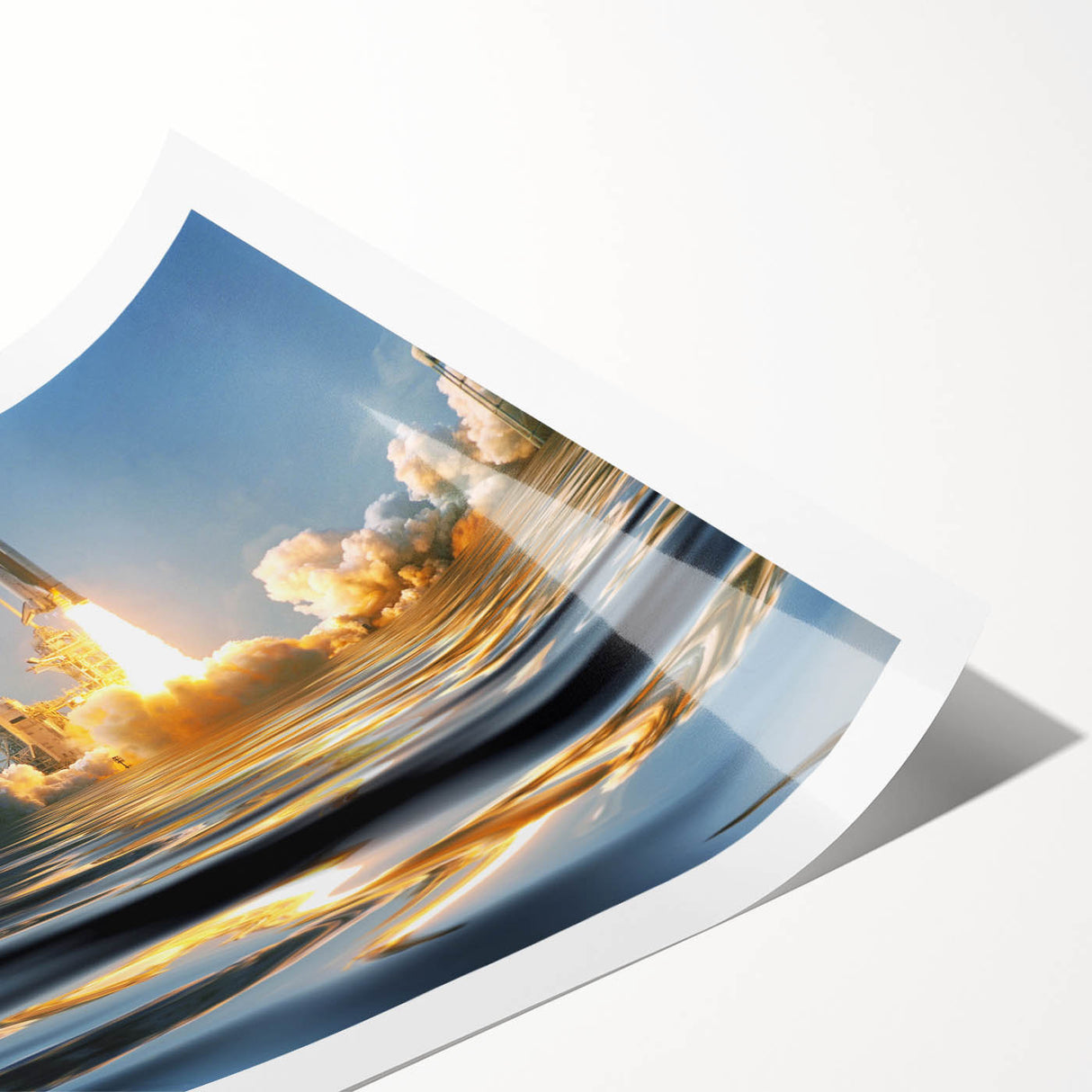 Extra large wall art featuring a line art design of flowers in black on a white background.