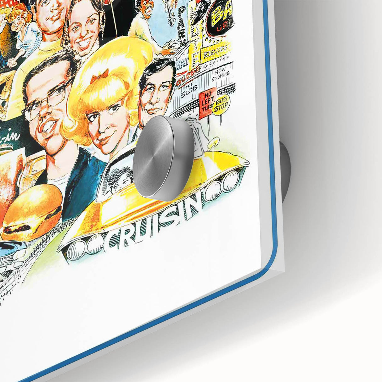 1970s Vintage Movie Poster American Graffiti Retro Film Art