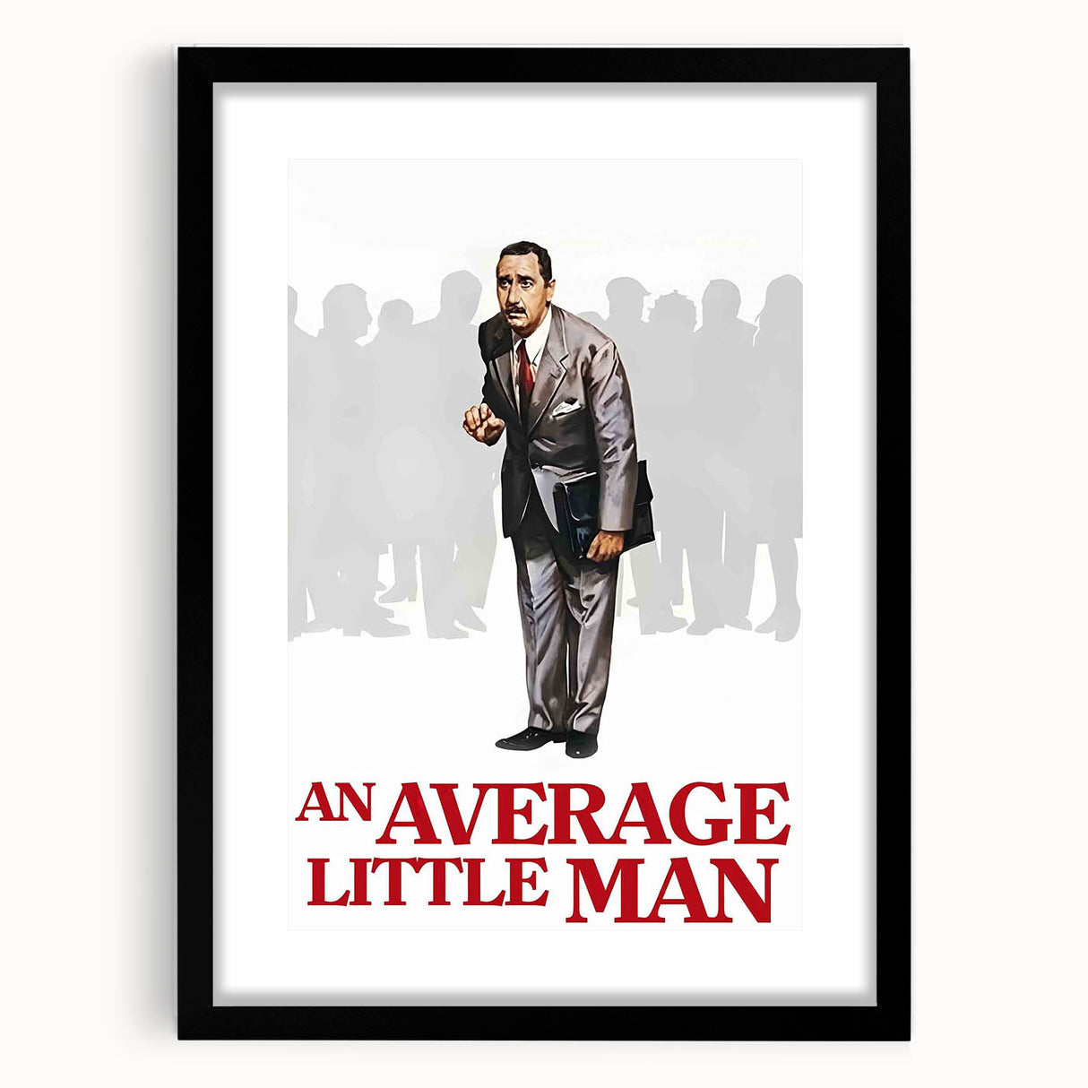 1970s Vintage Movie Poster An Average Little Man Classic Art