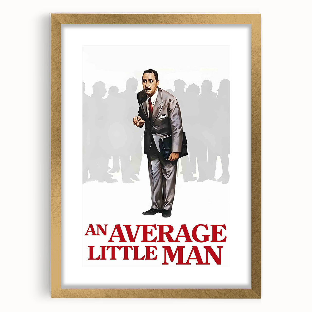 1970s Vintage Movie Poster An Average Little Man Classic Art