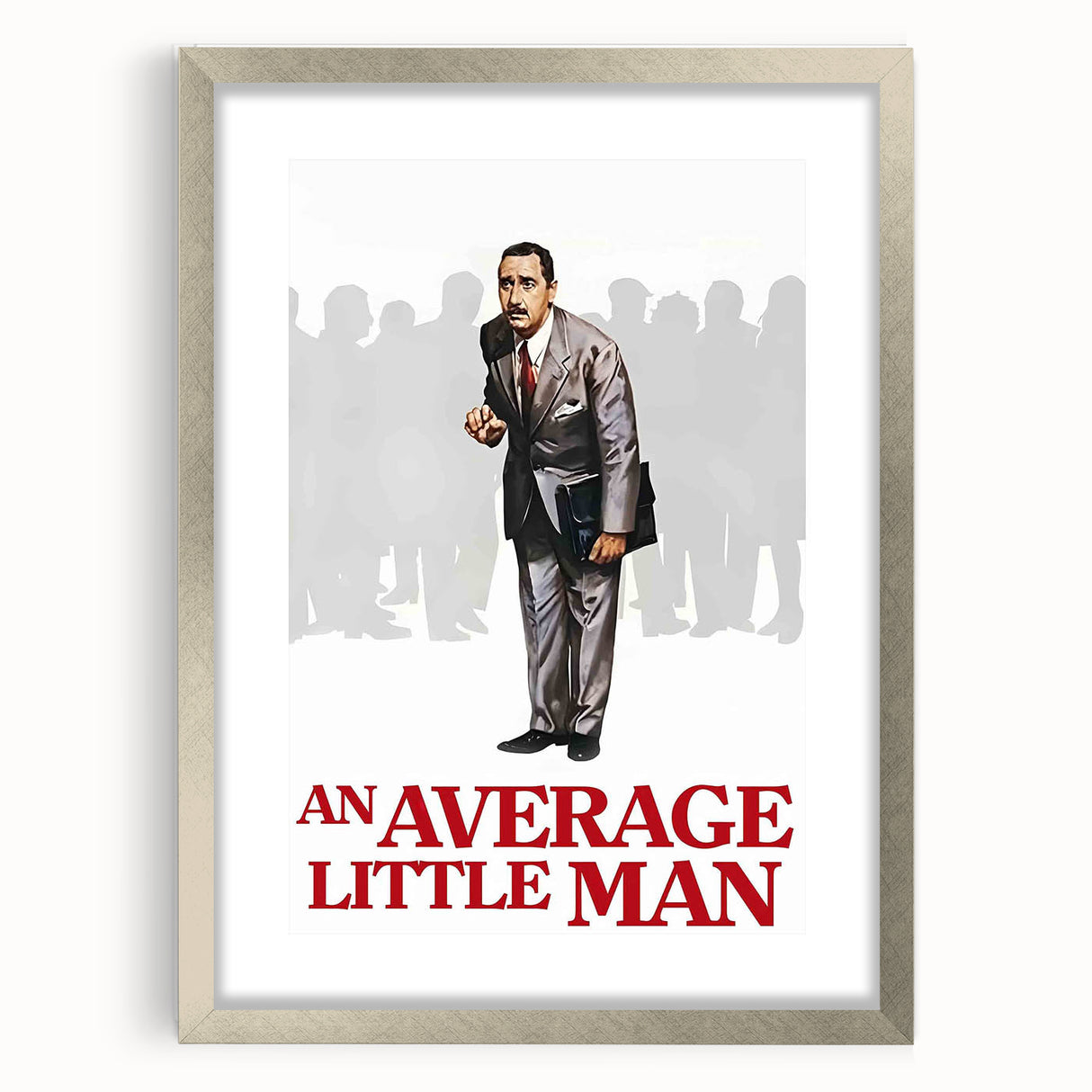 1970s Vintage Movie Poster An Average Little Man Classic Art