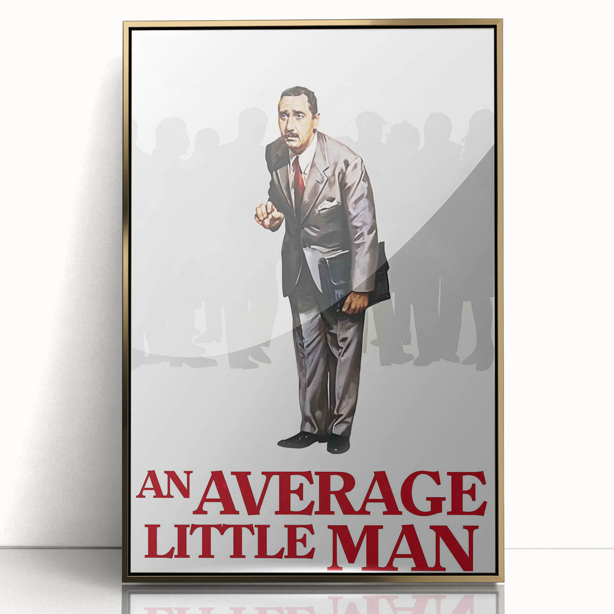 1970s Vintage Movie Poster An Average Little Man Classic Art