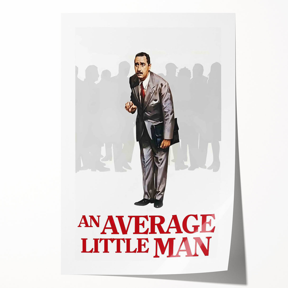 1970s Vintage Movie Poster An Average Little Man Classic Art