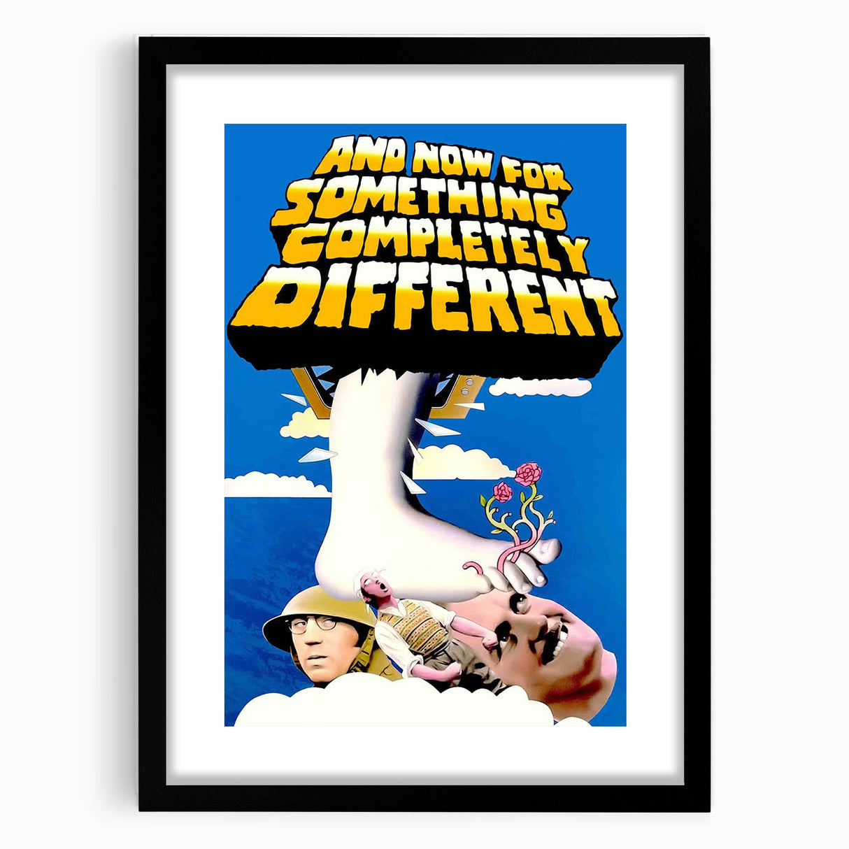 1970s Vintage Movie Poster Monty Python Retro Comedy Film Art